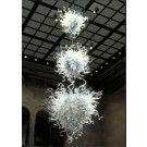 Unique Design Mouth Blown Glass Chandelier for Restaurant Decoration (YK-D128)