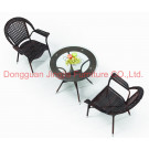 Water-Proof Outdoor Iron Rattan Table and Chair (JJ-S434&572)