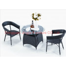 Water-Proof Outdoor Iron Rattan Table and Chair (JJ-S486&586)