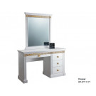 White High Gloss Lacquer Dresser with Mirror (ZT11171)