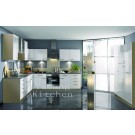 White Lacquer Kitchen Cabinets (#M2012-13)