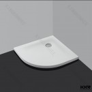 White Quality Circular PMMA Resin Shower Trays