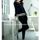 Wholesale Ladies New Designed Fashion Velour Women Tracksuit