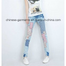Wholesale Woman Denim Pants Fashion Jeans for Woman (9449)