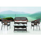 Wicker Leisure Patio Dining Outdoor Garden Rattan Furniture (JJ-S489)