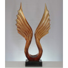 Wings of an Angel Clear Resin Craft Sculpture