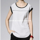 Woman's Upscale Chiffon Sleeveless Blouse Wholesale