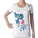 Women New Printed and Hand Embroidered T-Shirt (HT5804)