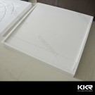 Work in 90X90 White Matt Anti Slip Shower Base