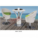 Workmanship Patio Outdoor Rattan Leisure Garden Dining Bar Table for Veranda