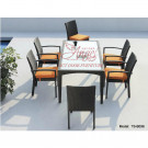 Workmanship Rattan Modern Patio Dining Leisure Outdoor Table for Garden