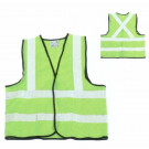 Yellow Fluorescent Roadway Reflective Vest Safety Jacket with CE Approved (MX-003)