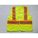 Yellow High Visibility Reflective Safety Vest / Warning Vest