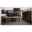 Zhuv High Gloss Door MDF 18mm Kitchen Cabinet (ZHK-007)