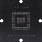 SIS 756 Stencil 80x80mm