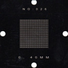 0.4mm Universal Stencil 80x80mm