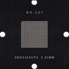 XBOX 360 CPU Stencil 80x80mm