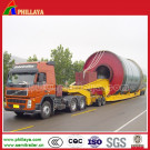 100ton Heavy Duty Semi Low Bed Trailer with Dolly