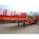 12.4m Tri Axle Flatbed Semi Trailer