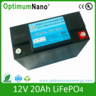 12V 20ah Rechargeable Lithium Battery for Solar Power