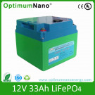 12V 33ah Lithium Emergency Lighting System Battery