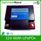 12V 40ah LiFePO4 Battery for UPS and Solar System