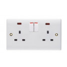 13A Switch Socket, Neon Light, Power Wall Socket and Switch
