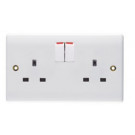 13A Switched Socket, UK Wall Sockets Bs Wall Socket