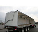 13m Tri Axle Dry Bulk Cargo Curtain Semi Trailer