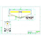 2 Axles 30tons Bulk Cenment Tanker Trailer
