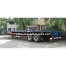 2 Axles Flat Bed Container Semi Trailer