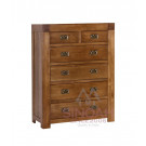 2 Over 4 Chest Oak Wooden Bedroom Furniture (RC2O4)