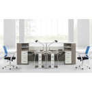2 Person Modern Office Partitions Workstations (HF-CB002)