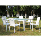 2-Years of Warranty Aluminum Garden Furniture-Patio Dining Chair and Table