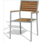 2-Years of Warranty Aluminum Teak Armrest Chair-Outdoor/Garden/Patio Furniture