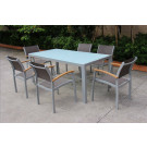 2-Years of Warranty Contemporary Furniture-Outdoor/Garden Table and Chair