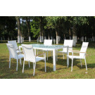 2-Years of Warranty Modern Outdoor Furniture-Patio Table and Chair