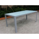 2-Years of Warranty Outdoor Garden Furniture-Aluminum Glass Dining Table