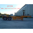 20 Feet Low Skeleton Container Transporting Semi Trailer (FTW9280TJZG)
