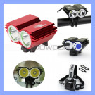 2000lm 2X CREE Xm-L U2 20W LED Head Front Bicycle Lamp Bike Light