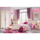 2015 Hot Sale Pink Wooden Kids Bed for Girls (JB-3316B)