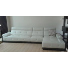 2015 Modern Leather Living Room Sectional Sofa with Chaise (N853)