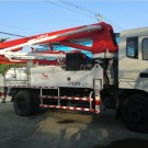 21m Concrete Pump with Boom, Truck Mounted Boom Pump