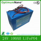 24V 100ah LiFePO4 Battery Pack for Home Energy Storage System