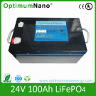 24V 100ah LiFePO4 Battery for Solar Power System