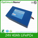 24V 40ah LiFePO4 Solar Streetlight Battery