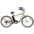 250W Brushless Li-ion Battery Cruiser E Bike
