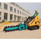 26HP Perkins Engine Mini Skid Steer Loader with Trencher