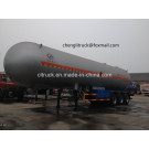 3 Axle 59.52 Cbm LPG Tanker Semi Trailer