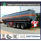 3 Axle Aluminum 45m3 Fuel Tank Semi Trailer